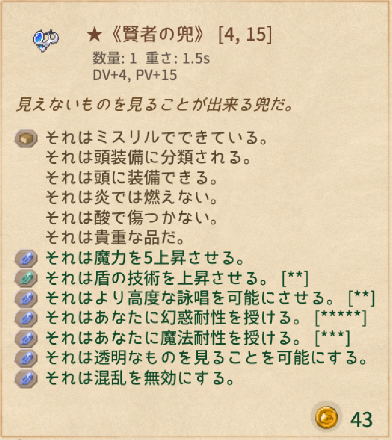 Elin 賢者の兜