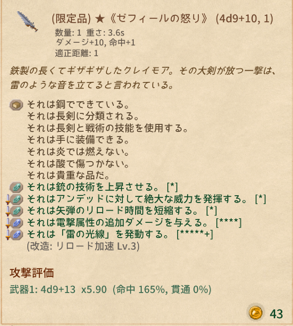Elin ゼフィールの怒り